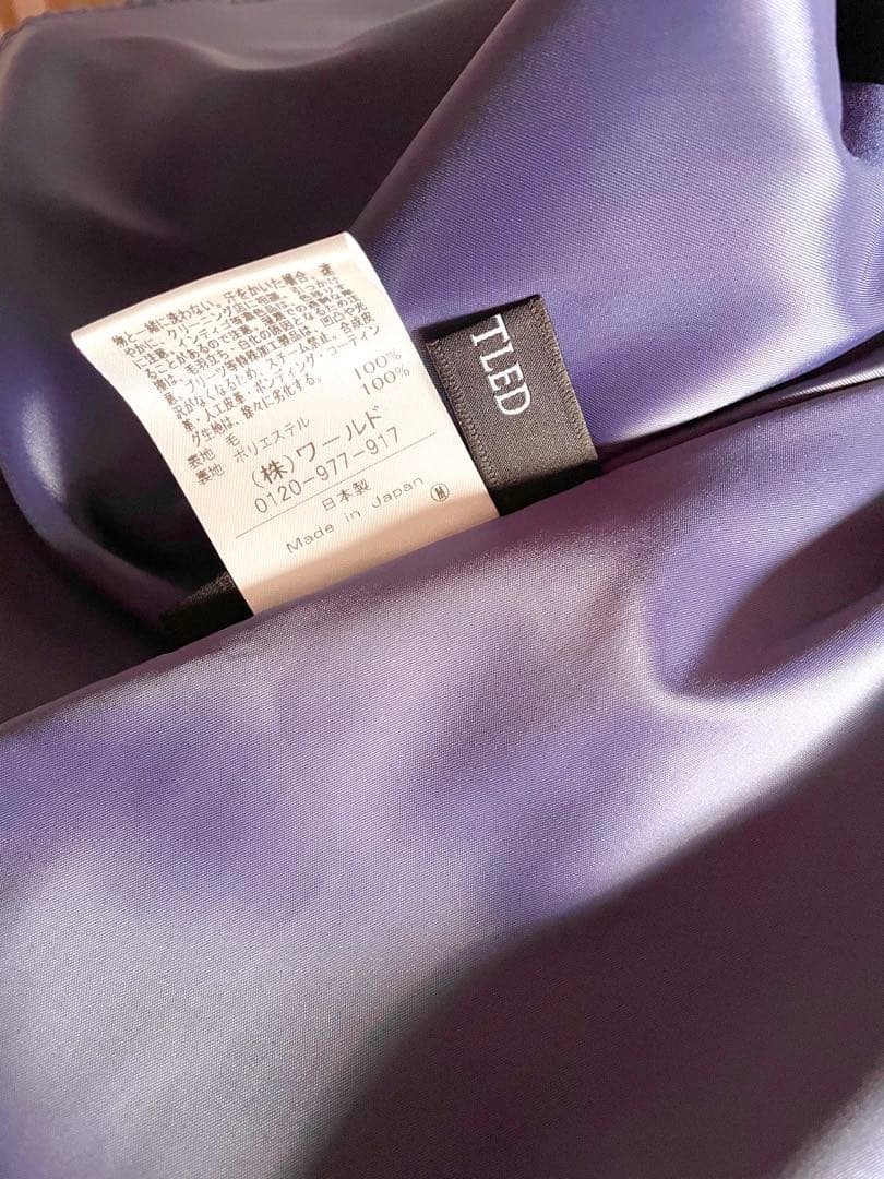 新品 アンタイトルウールフレアースカート UNTITLED