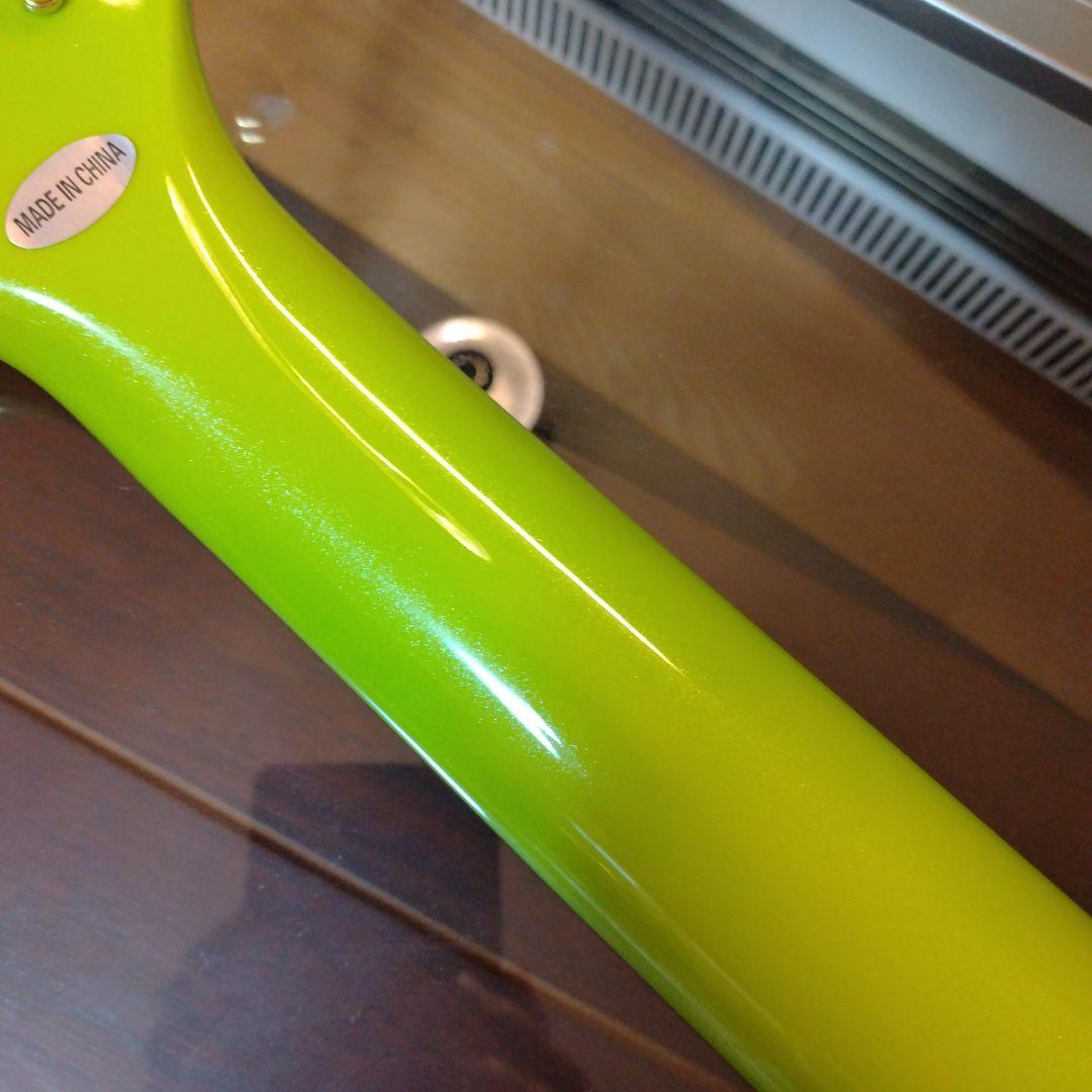 ✨️超希少✨️未使用 hideモデルギター グリーンハートJr. Burny