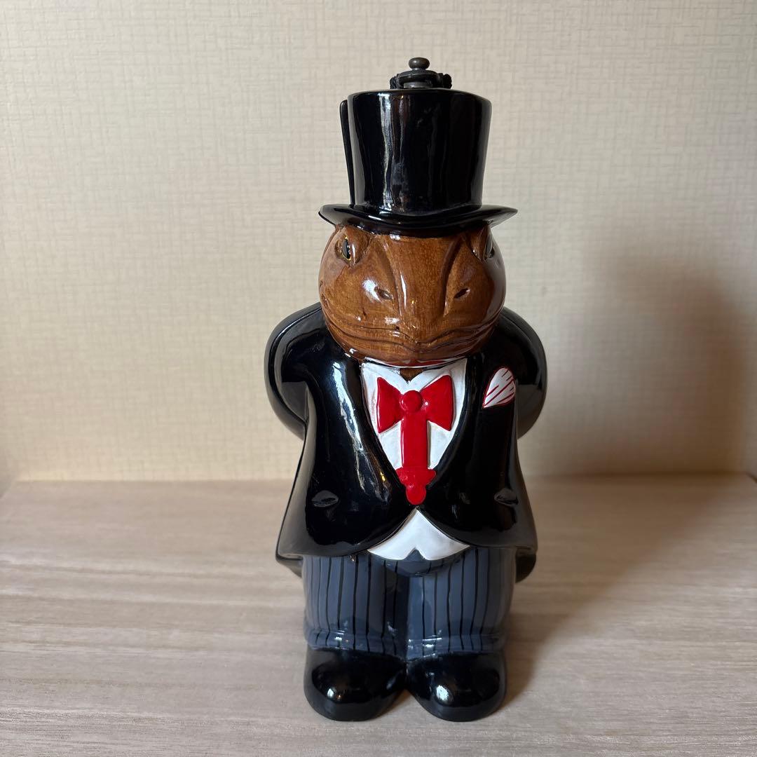 ティミーウッズ　木製　蛙紳士のショルダーバッグ　ヴィンテージ　パーティバック