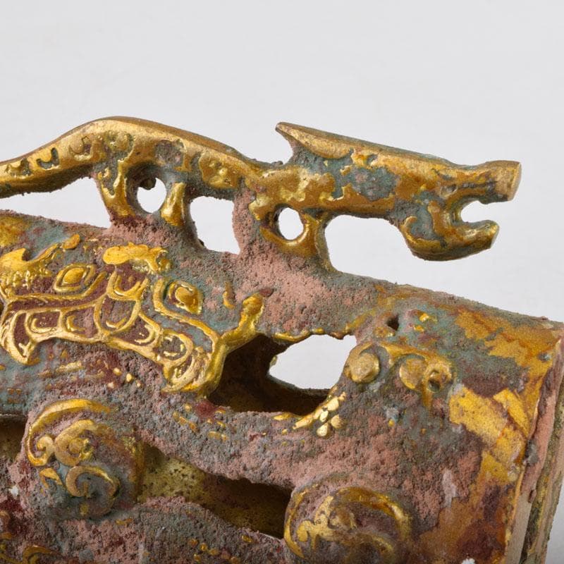 アンティーク 古銅鍍金 アラビアジャンビーヤ 模造刀 C 8749A