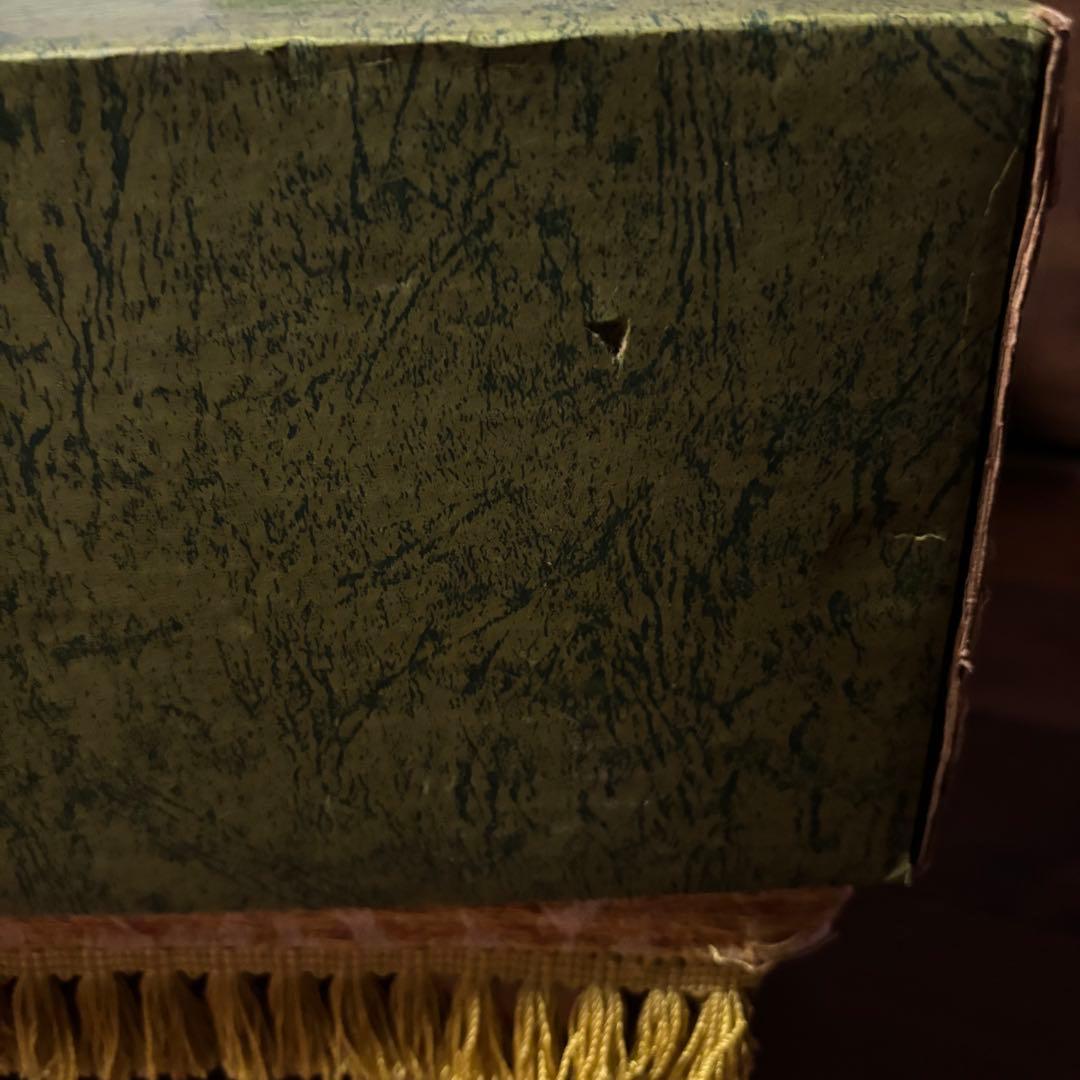 【美品】丸正謹製 5寸 足付碁盤 緑箱・黄色布カバー付き