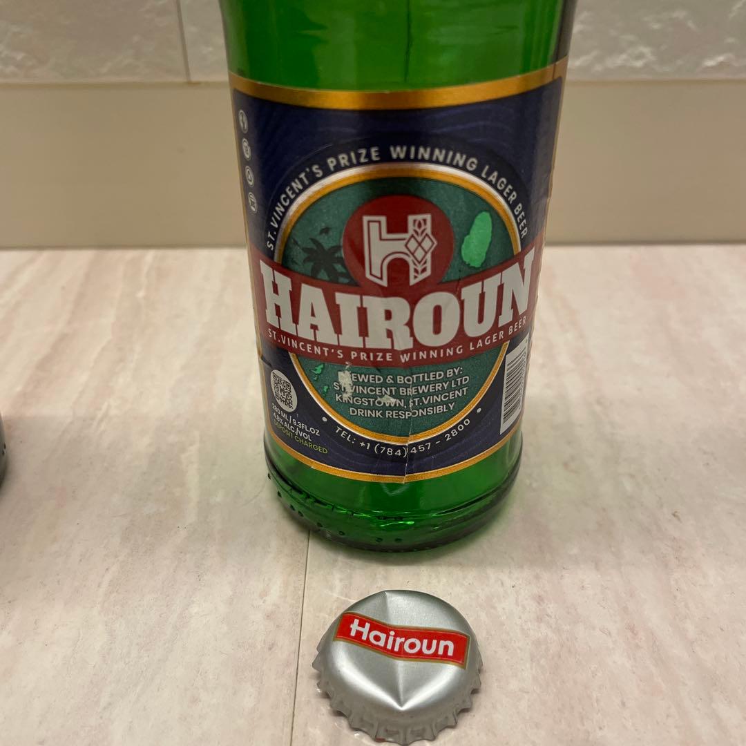 地ビール 王冠 カリブ海 世界遺産 希少 貴重 海外ビール レア ビール瓶