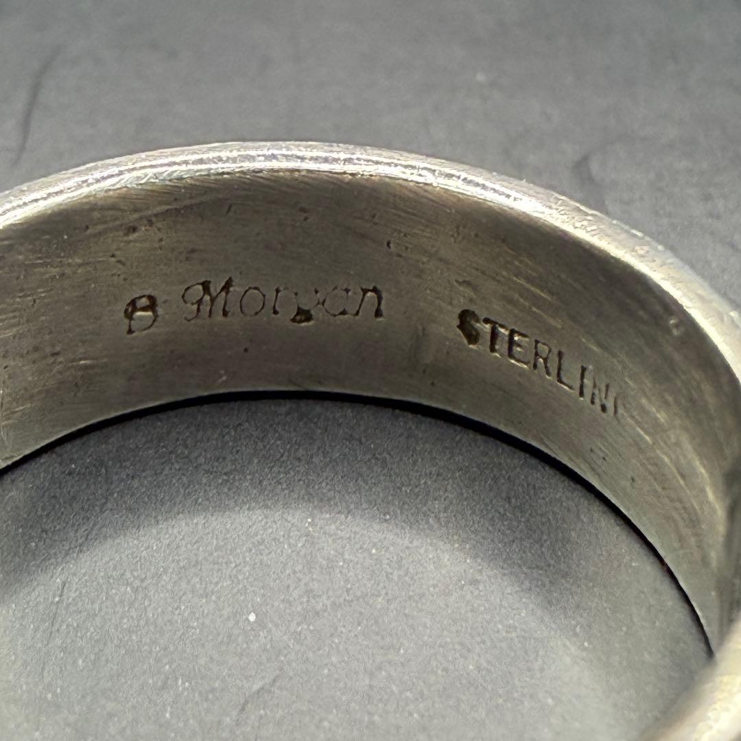 【NAVAJO】Bruce Morgan シルバーリング 18号