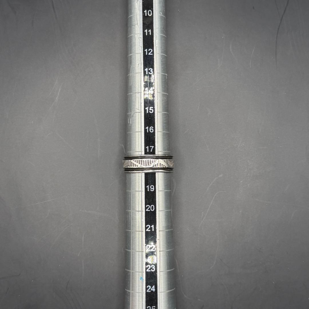 【NAVAJO】Bruce Morgan シルバーリング 18号