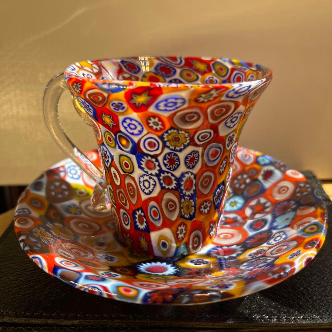 ムラーノミルフィオリベネチアンガラス