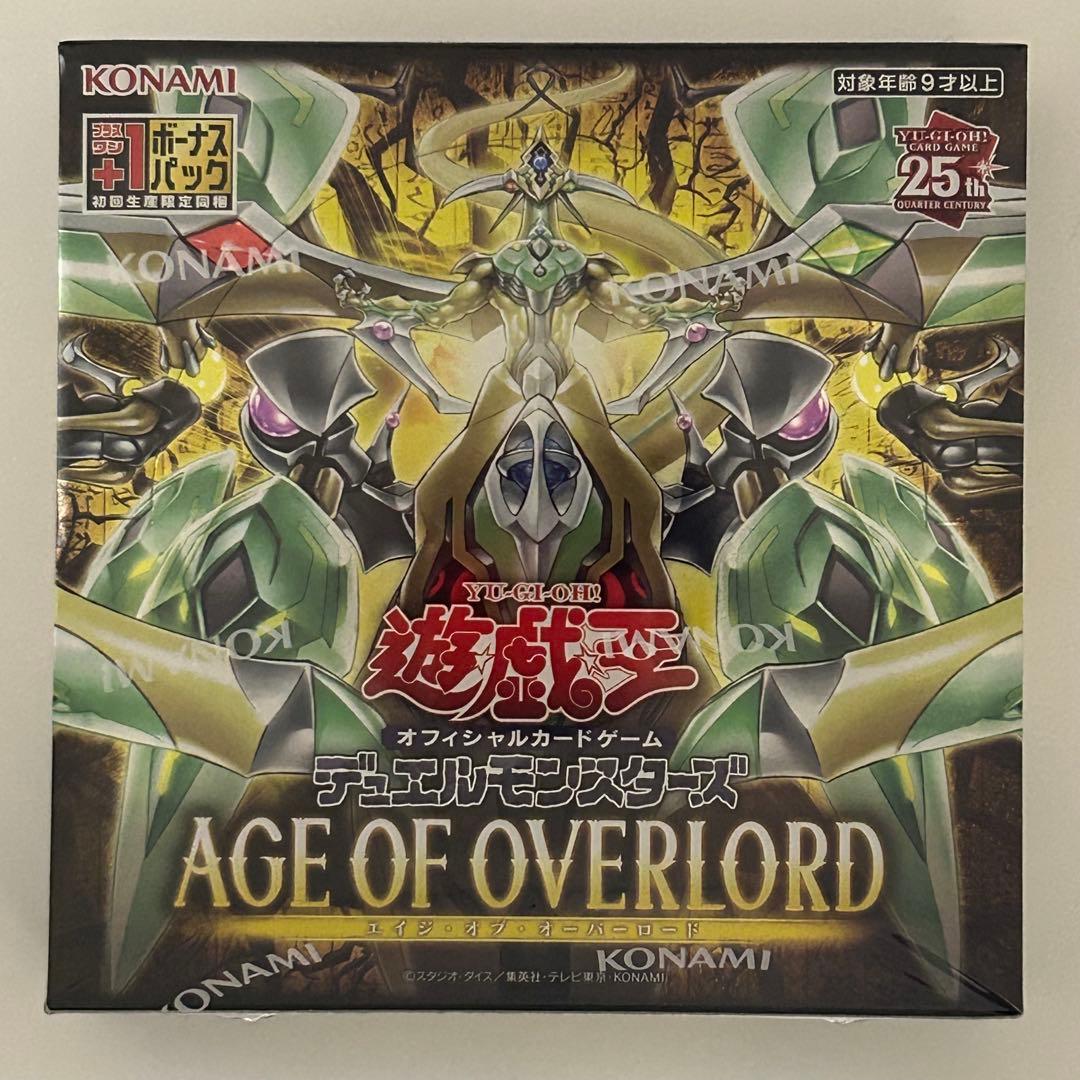 【未開封】遊戯王 AGE OF OVERLORD BOX シュリンク付き