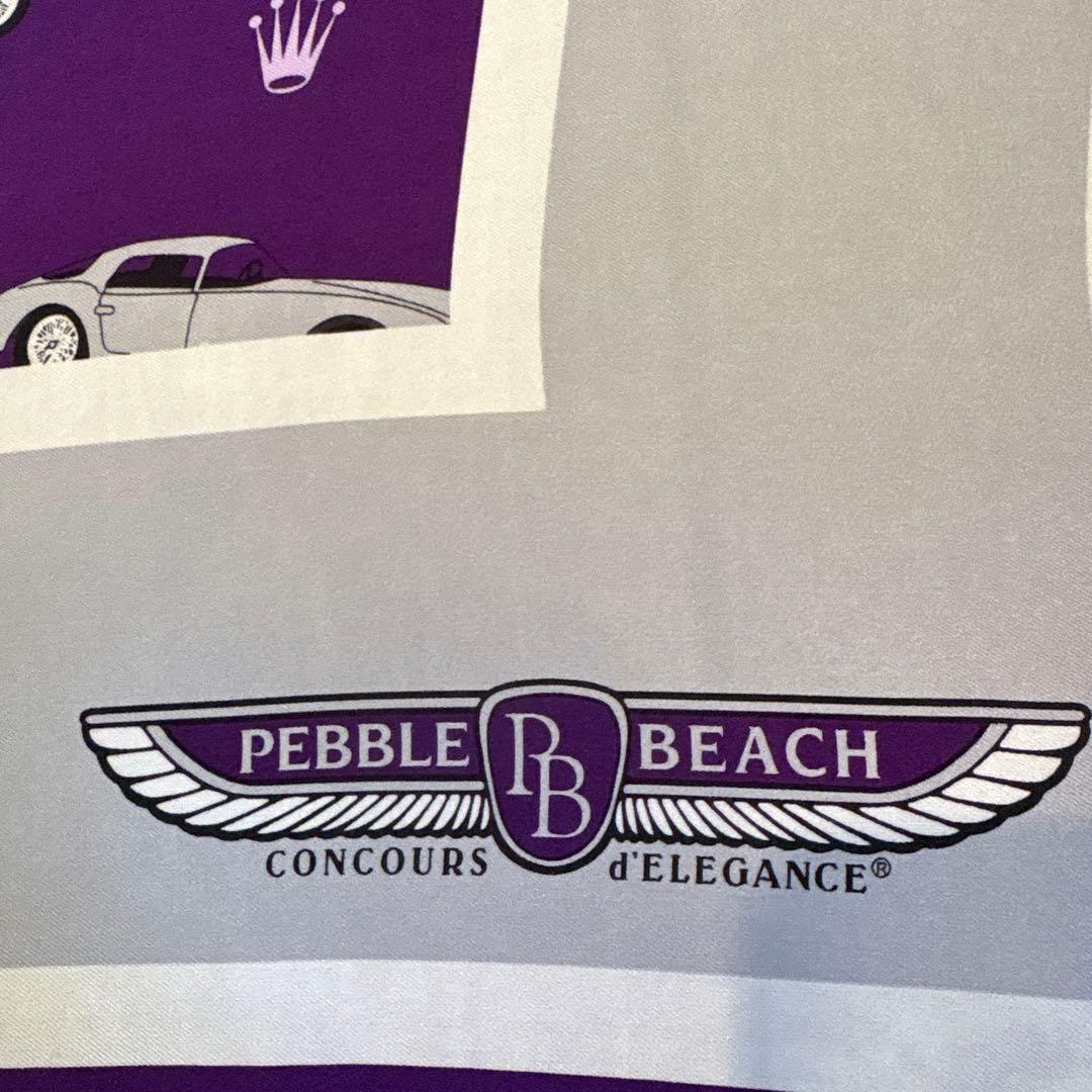 ROLEX×PEBBLE BEACH シルクスカーフ