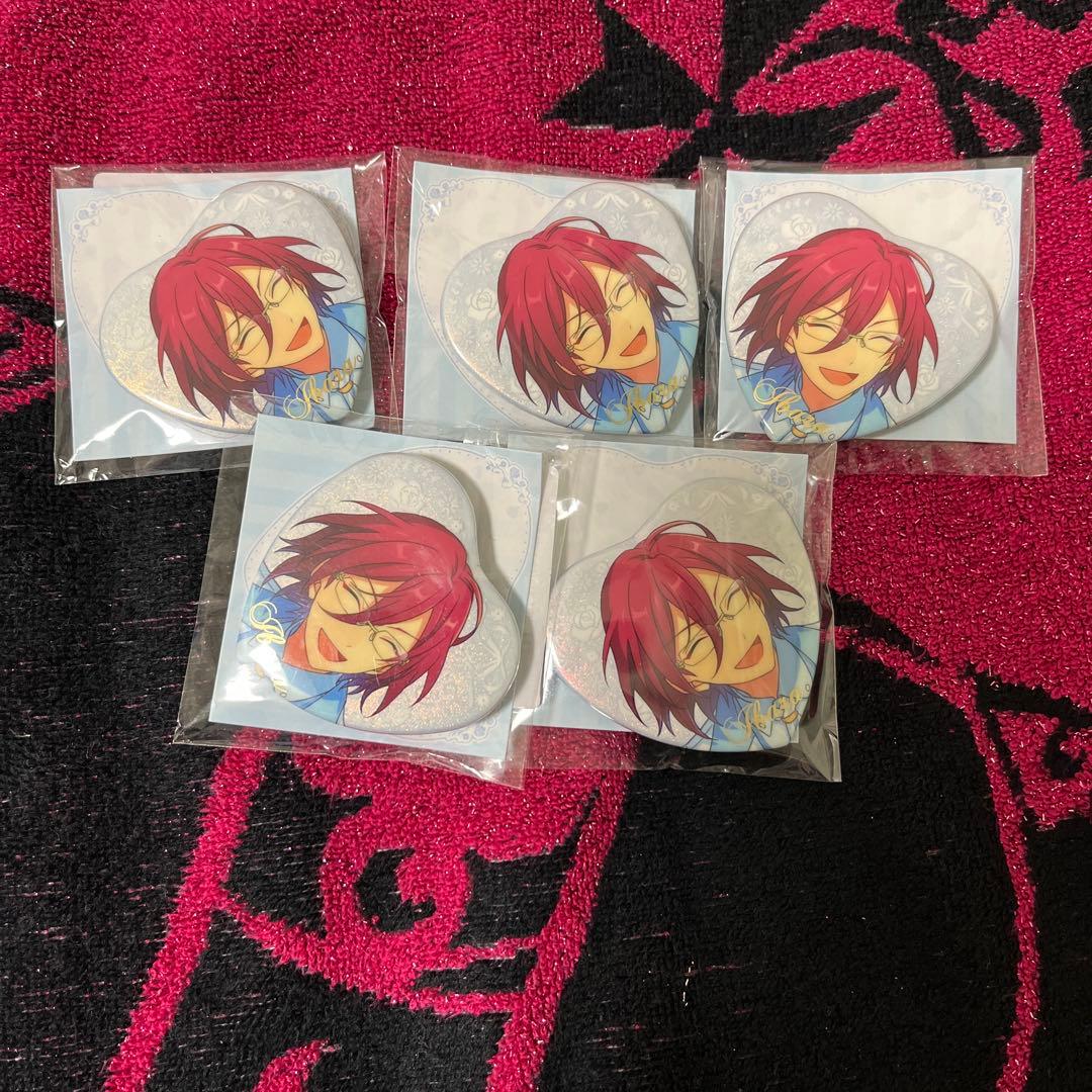 あんスタ七種 茨誓約ハート缶バッジ中国