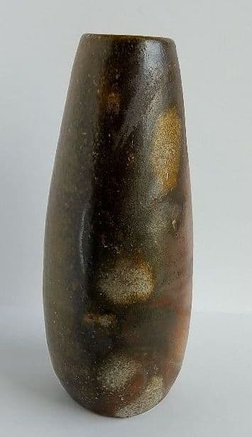 備前焼　茶道具　作家 中居靖　花器　三方花入れ