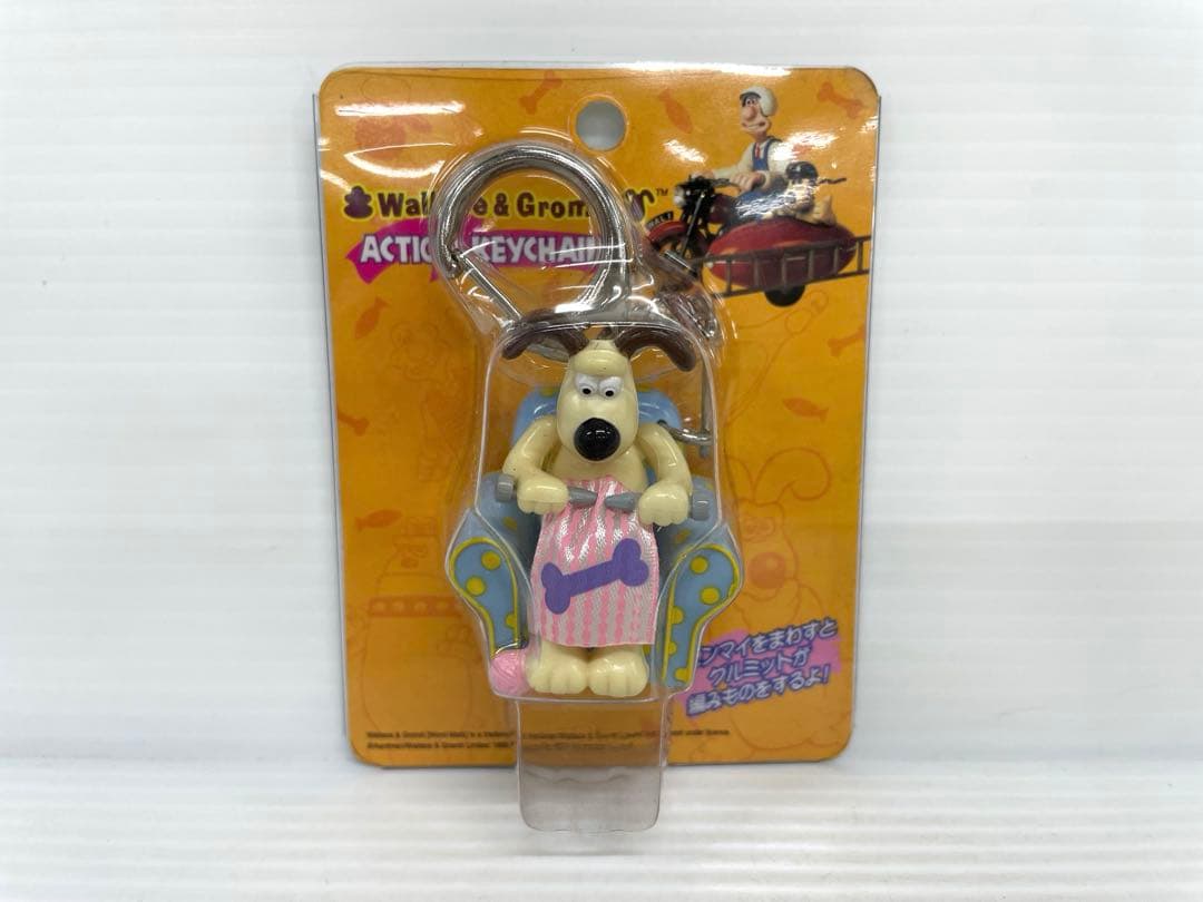 【レア】ウォレスとグルミット アクション キーチェーン 2個セット 未開封