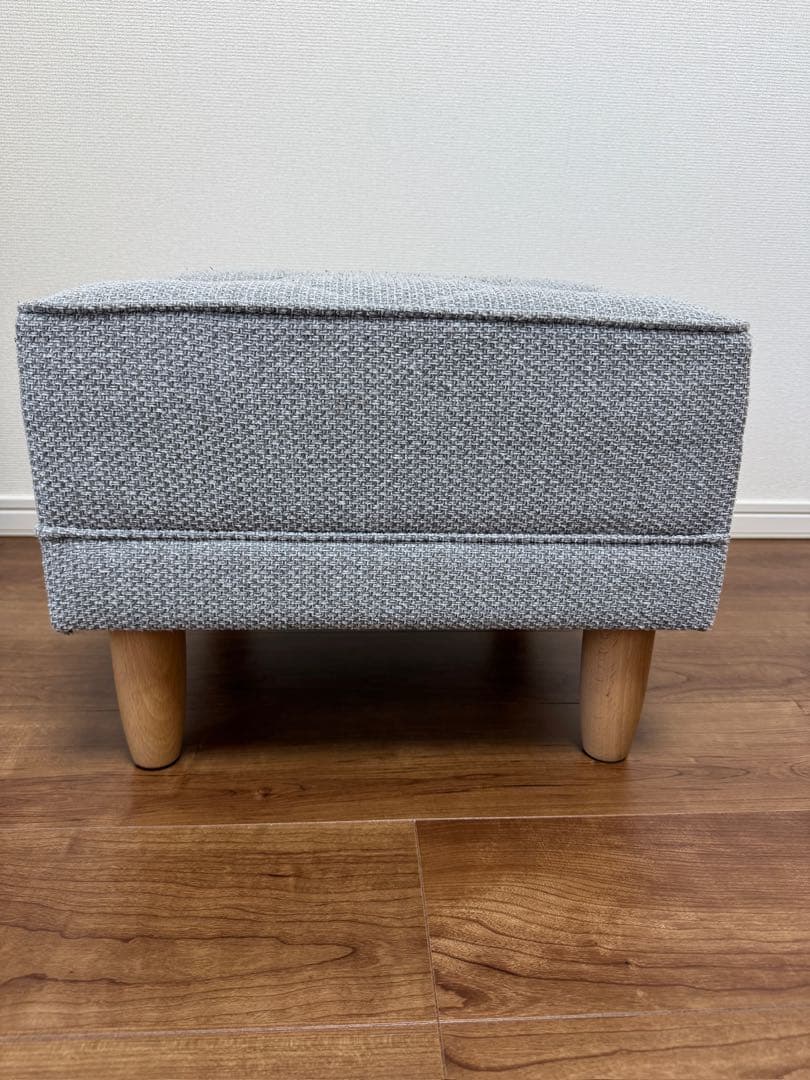 【アミヤ】カリモク60 オットマン ミストグレー【B】