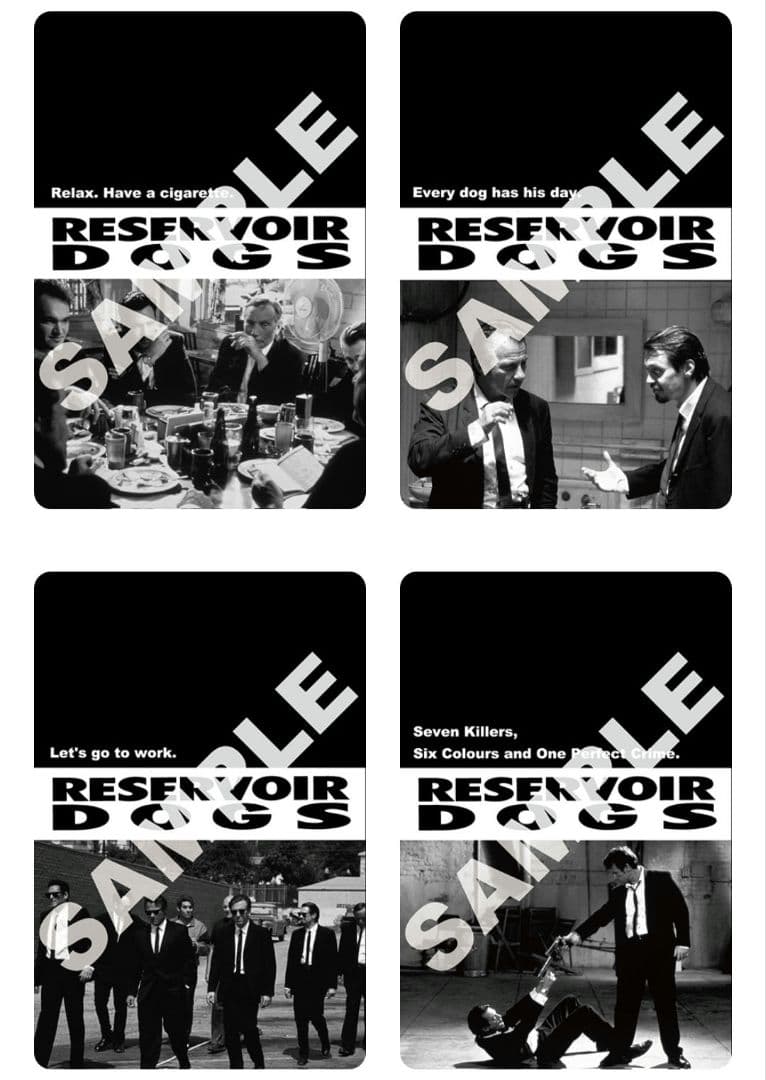 レザボア・ドッグス　ポスター