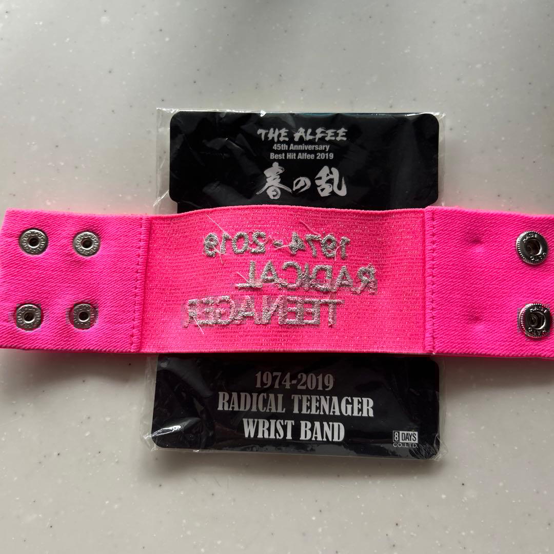 THE ALFEE 45周年RADICAL TEENAGER リストバンド - メルカリ