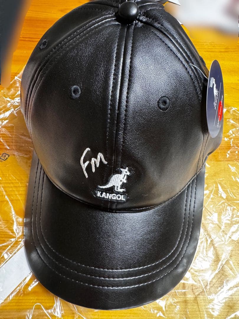 GADORO×KANGOL 高鍋限定 ブラックレザーキャップ ガドロ - メルカリ