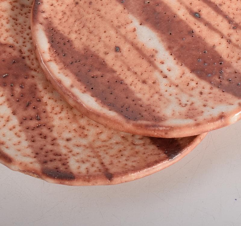 和食器 志野焼 加藤重高作 重高陶房 翠窯 志野銘々