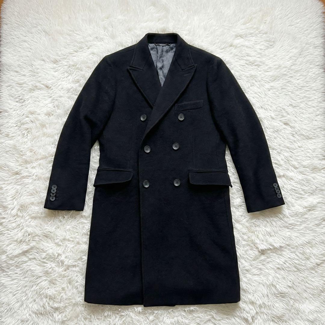 カシミヤ100% 定価18万 ニコルエクストラ ダブルチェスターコート