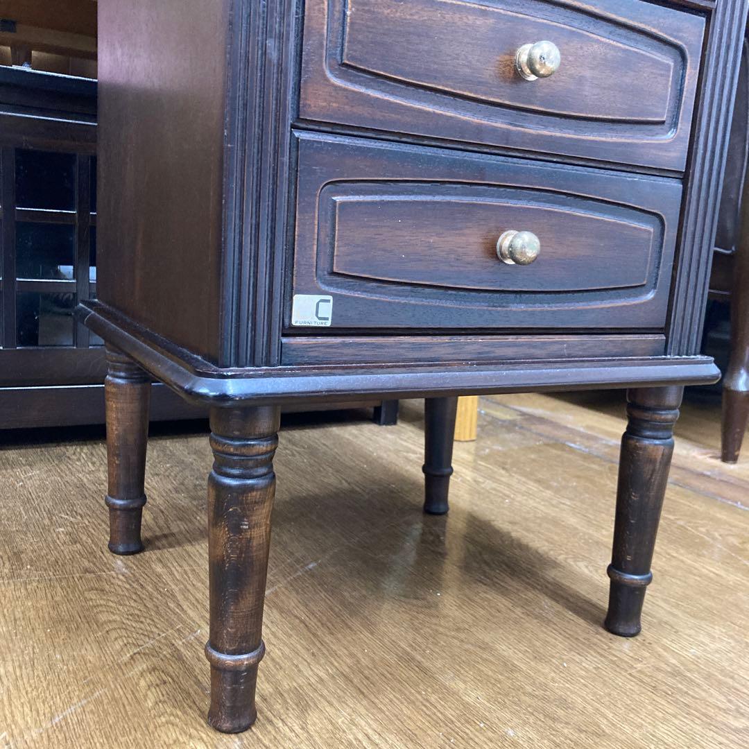 アンティーク家具 電話台 キャビネット ドレッサー