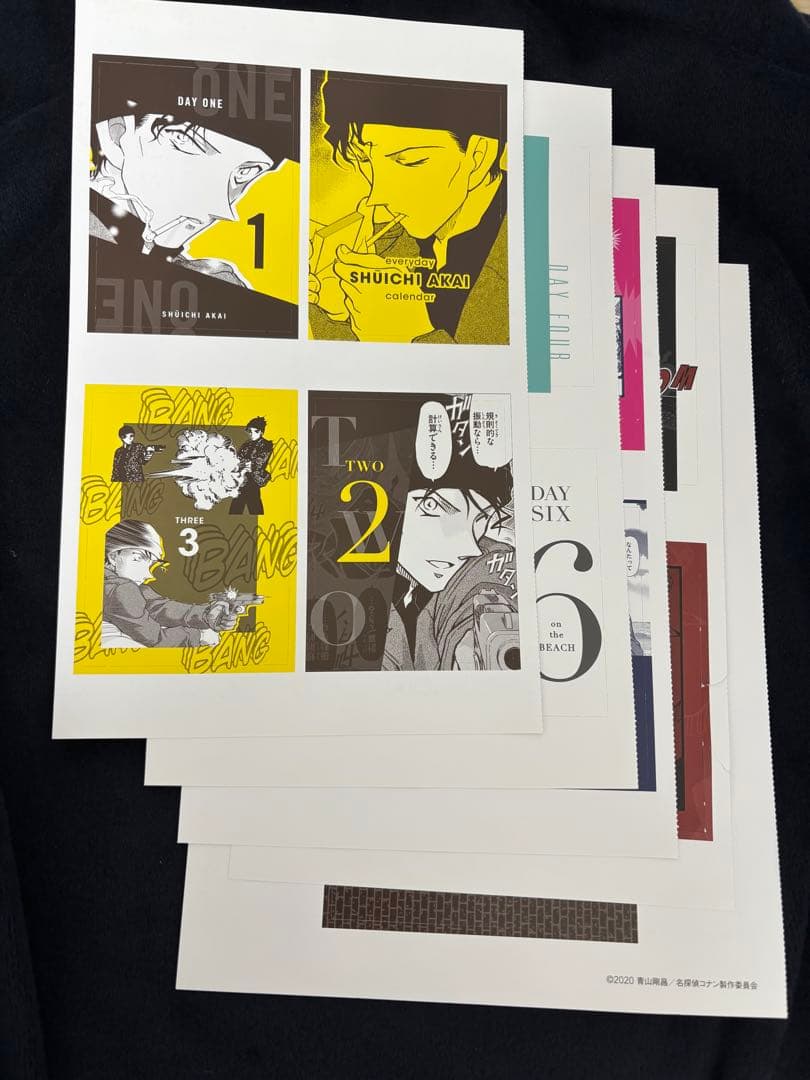 名探偵コナン CanCam6月号 日めくりカレンダー 赤井秀一 付録 名探偵