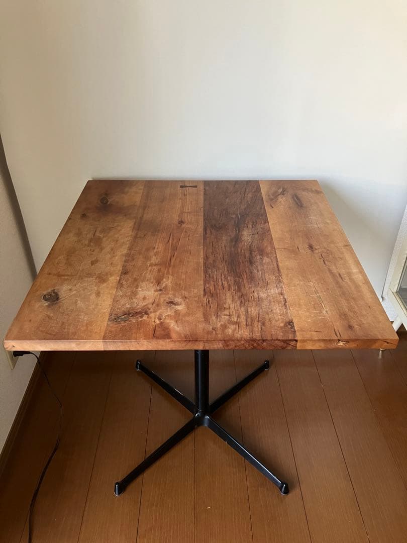 【無垢材・チェリー】カフェテーブル アンティーク ダイニングテーブル