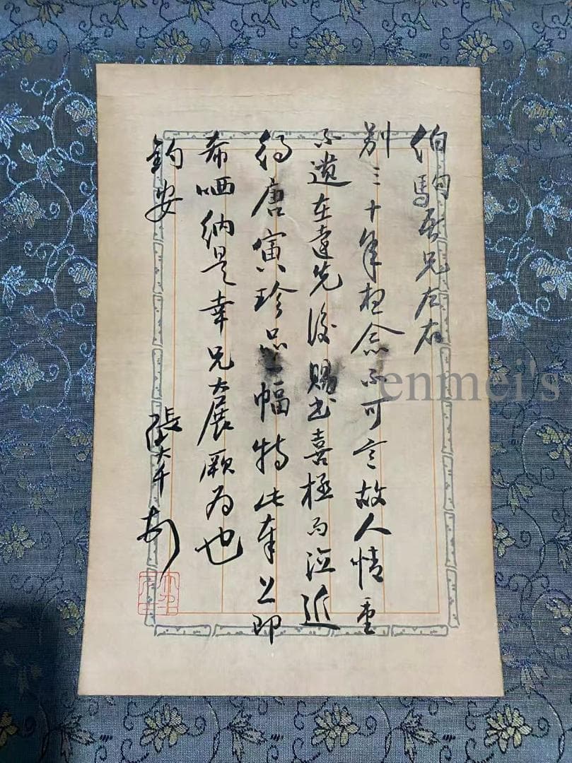中国古美術 近代 張大千款 荷花白鷺画 水墨画 掛軸 宣紙 唐物 花鳥画