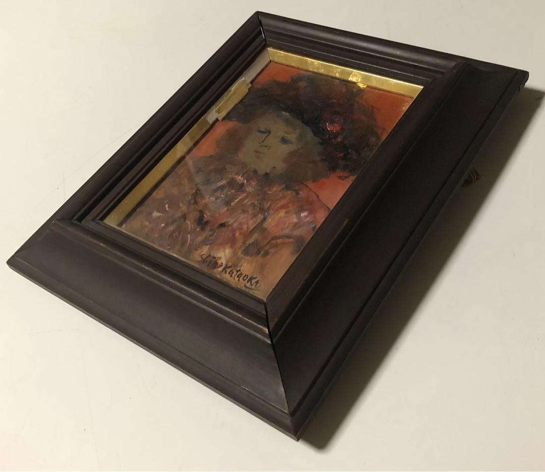 ⬛️ 稀少！ 貴重！ レア！⬛️ 片岡真太郎 「少女」！⬛️ 個展 当時