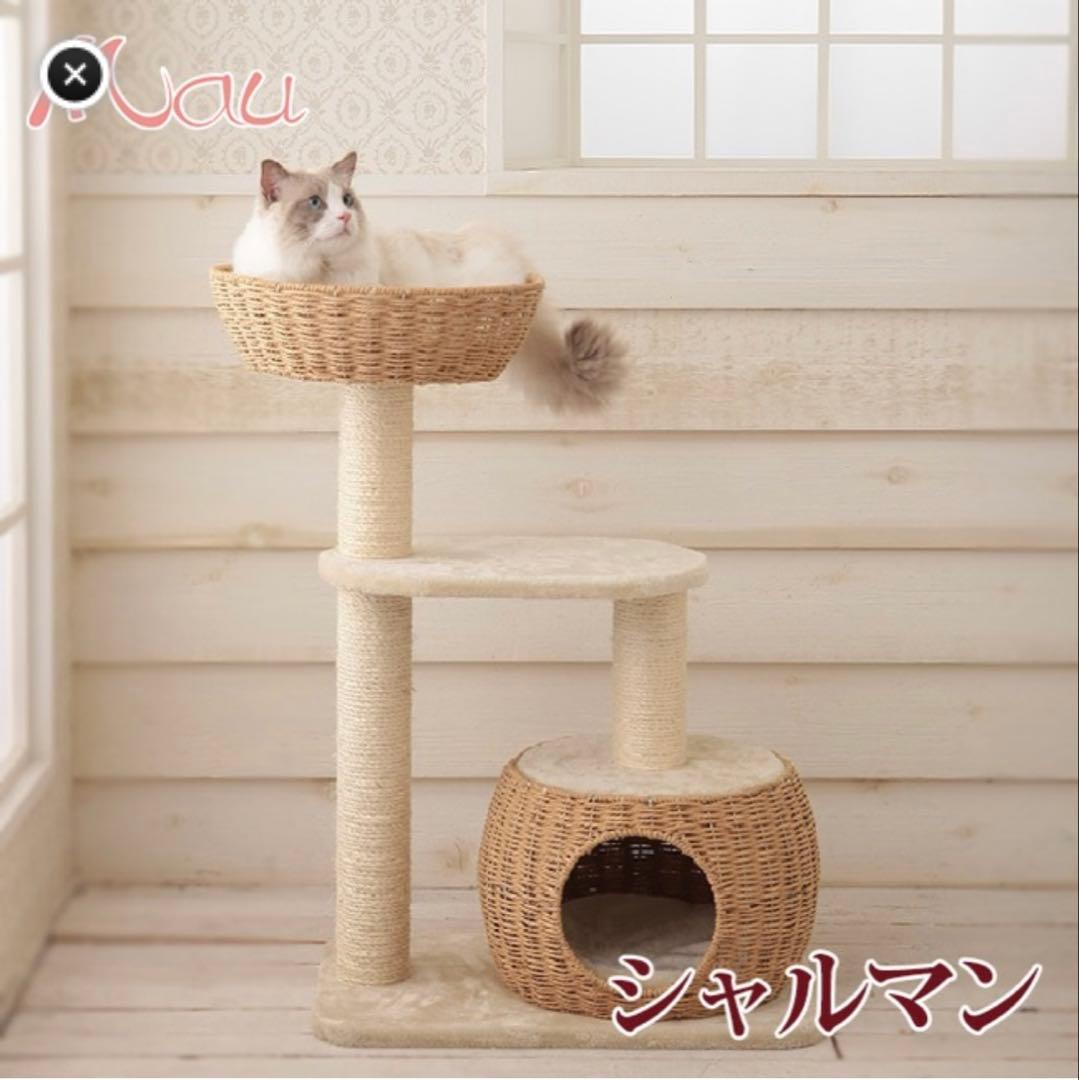 Mau キャットタワー シャルマン 楽天市場】【猫の日月間 2/1〜2/28】キャットタワー シャルマン カゴ
