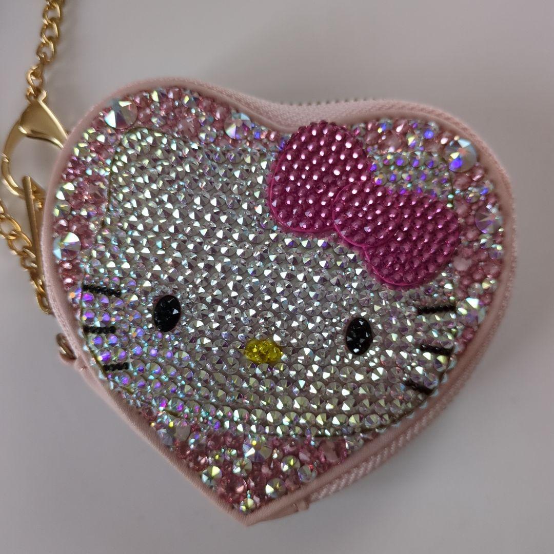 ブリングミー　ハローキティ　ポーチ　キーホルダー　スワロフスキー　サンリオ