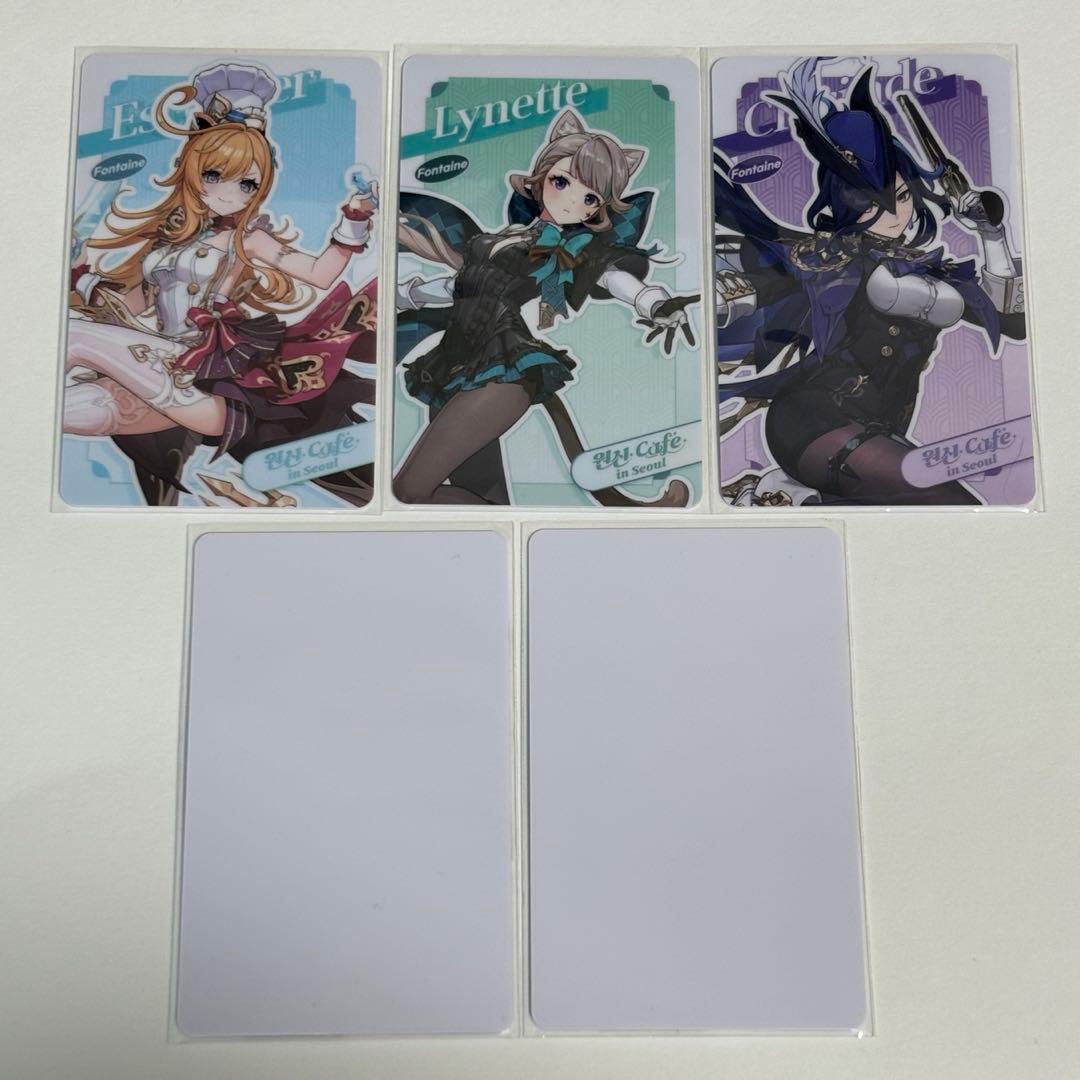 原神 フリーナ 韓国カフェ フォトカード 公式正規品 - メルカリ
