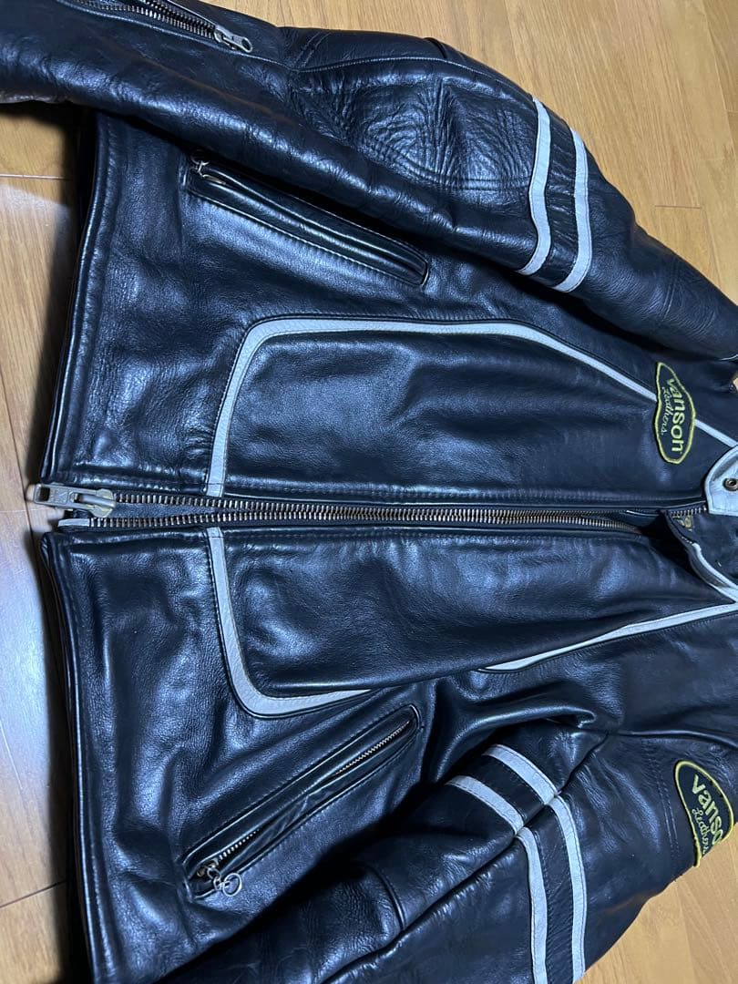 VANSON RJV シングル ライダース ジャケット USA製 40 - メルカリ