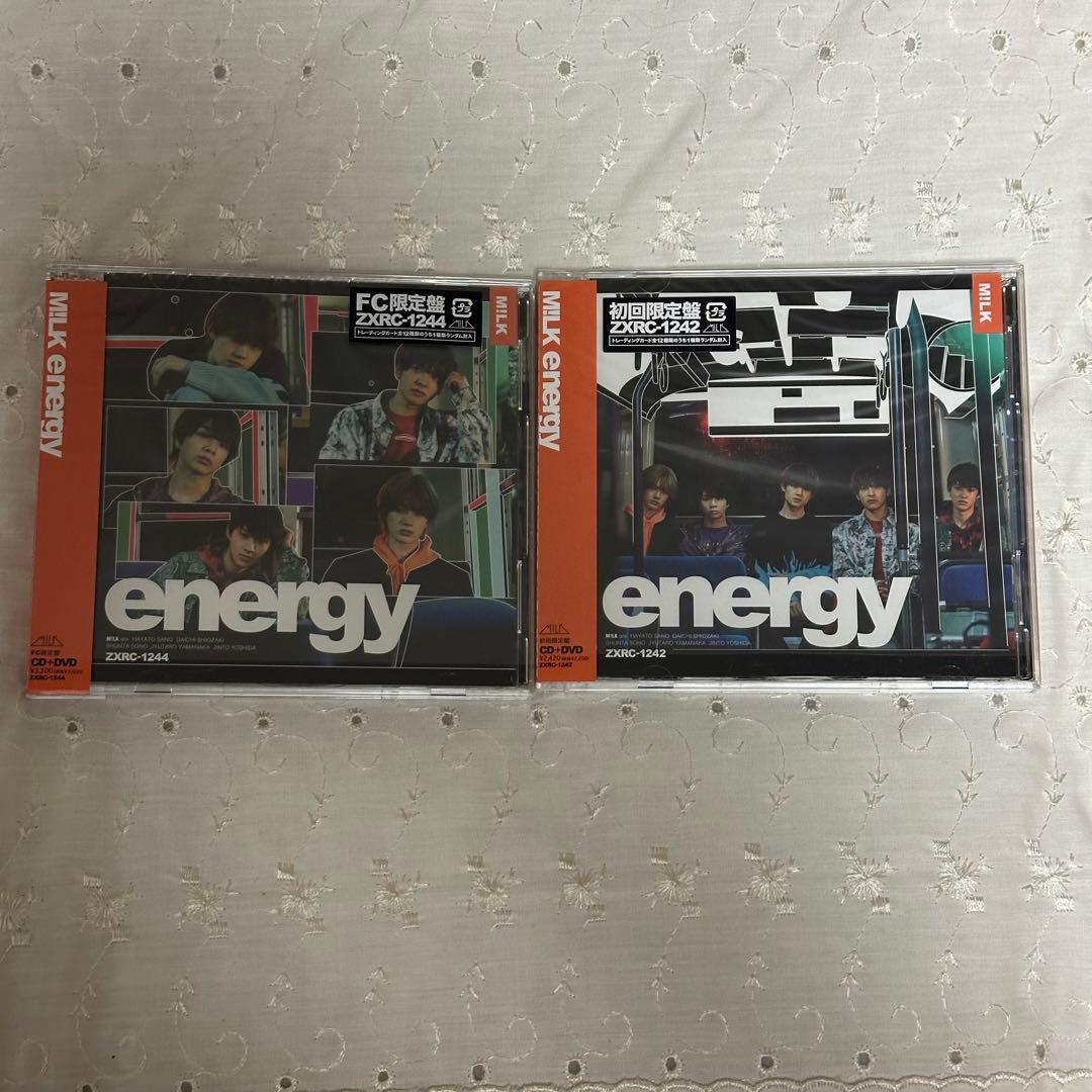 M!LK energy FC限定盤 初回限定盤 2点セット - メルカリ
