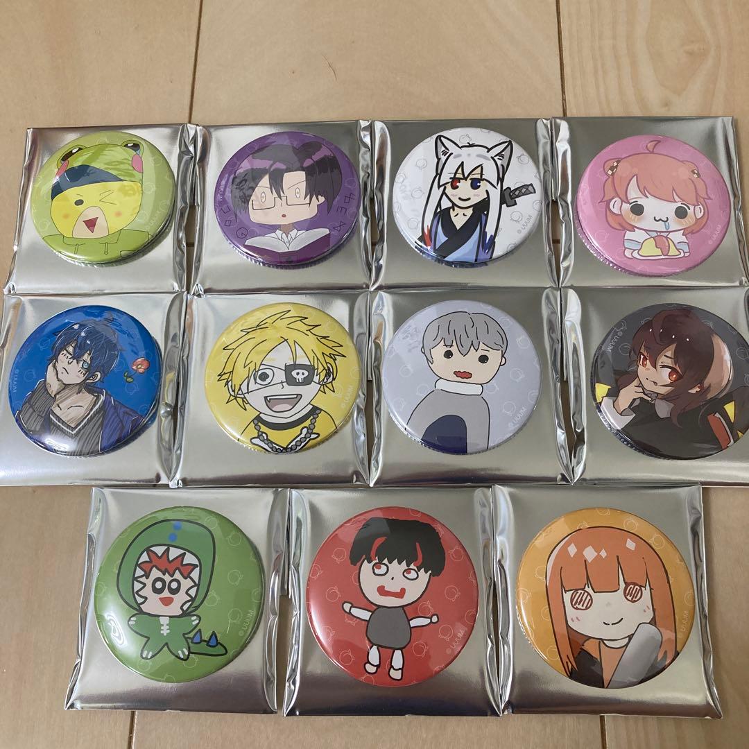 直筆イラスト缶バッジ カラフルピーチ 限定 カラフルピーチ 直筆