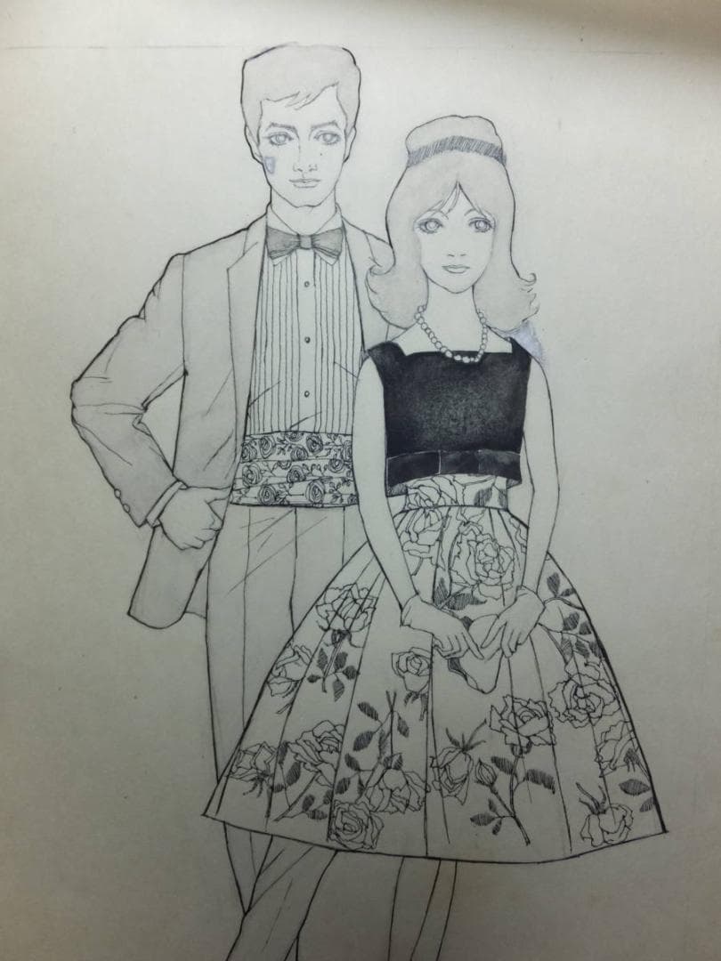 村上芳正・直筆原画署名有・ジュニアそれいゆ掲載！中原淳一三島由紀夫内藤ルネ好きに