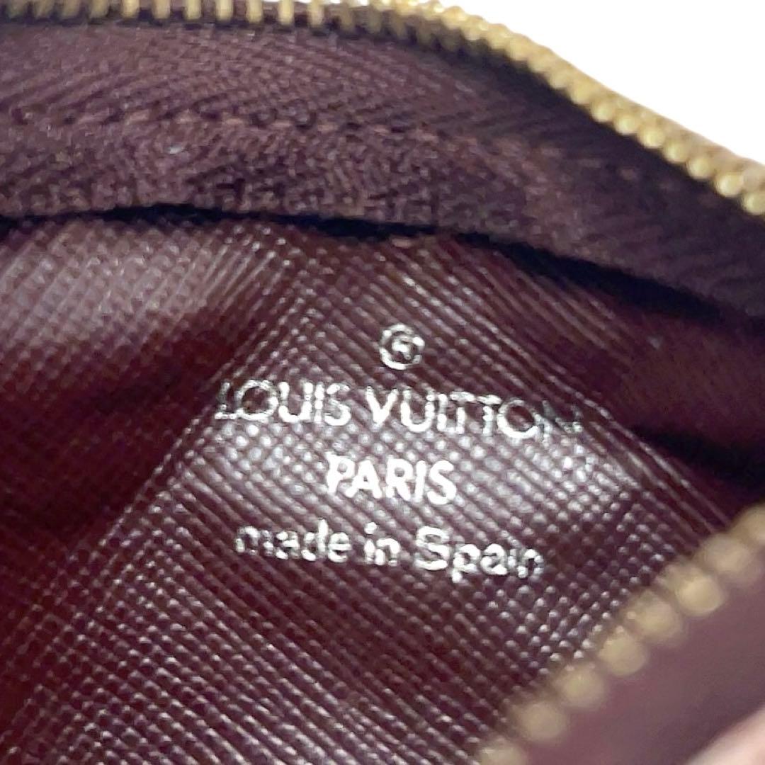 ルイヴィトン ケース モノグラムミニ ポシェットクレ ゴールド チェリー