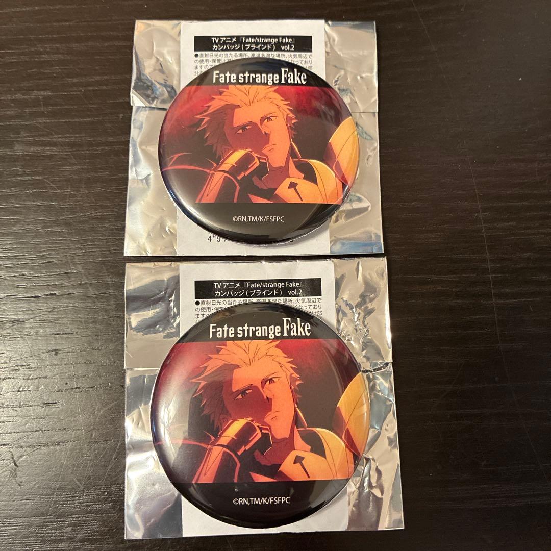 Fate/strange Fake 缶バッジ ギルガメッシュ - メルカリ