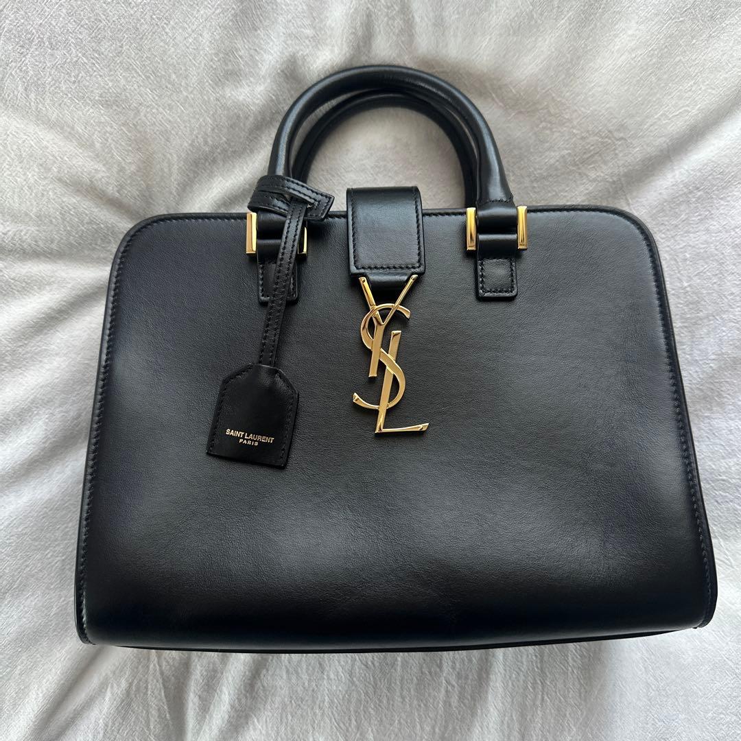 サンローラン ベイビーカバス ハンドバッグ ブラック 美品