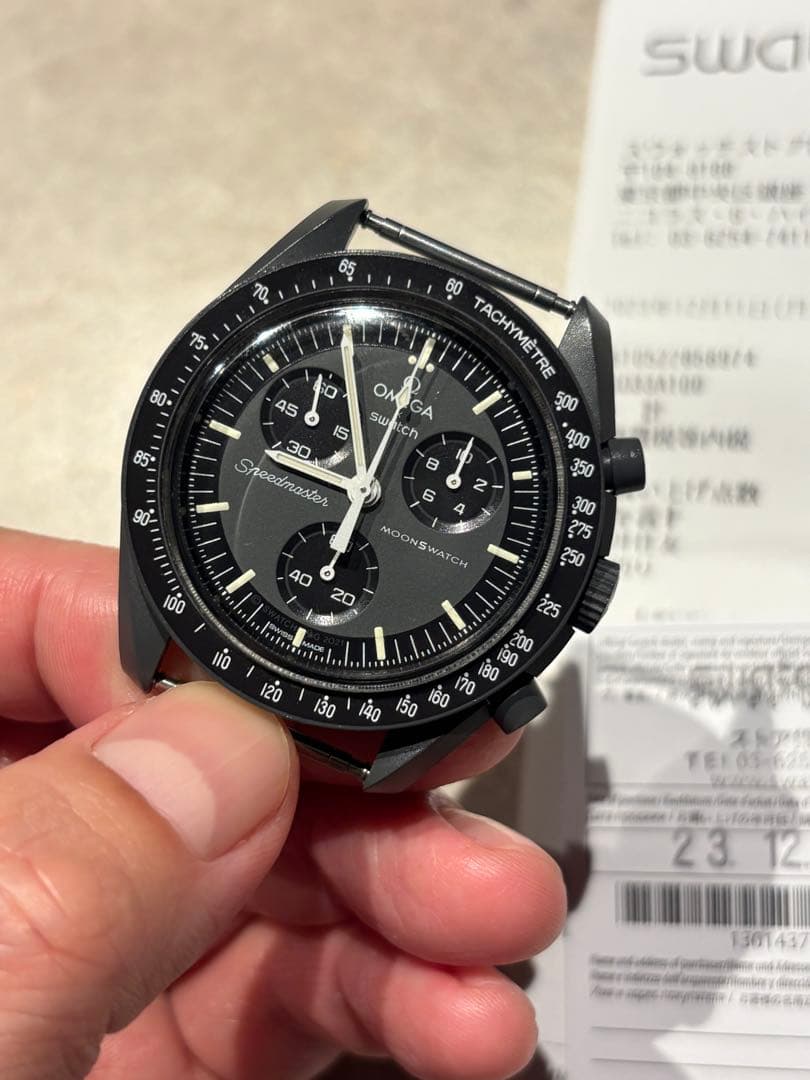 【正規店購入/美品】オメガ × スウォッチ マーキュリー（未使用純正ベルト付）