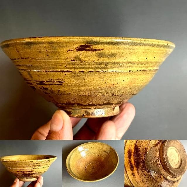 佐々木昭楽 茶碗6点セット 時代物 (鵺/升/不二/雨雲/俊寛/無一 佐々木