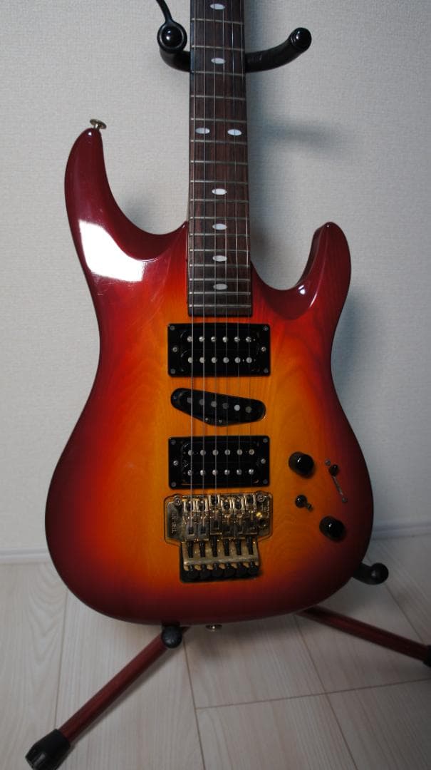 アリアプロ２　MA-750　サンバーストエレキギター 24フレット ハムバッカー