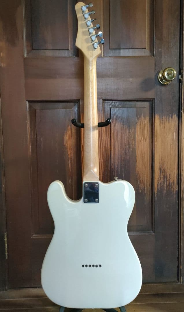 PlayTech テレキャスタータイプ エレキギター 白 本体のみ USED - メルカリ
