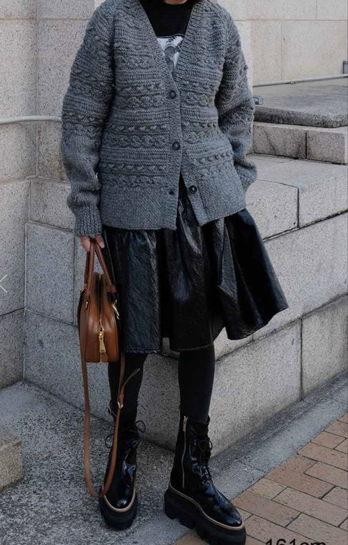 machatt エコレザースカート