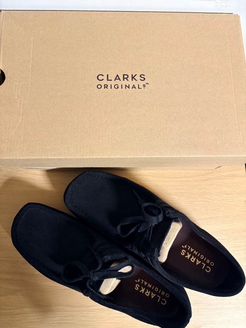 CLARKS ORIGINALS Wallabee ブラック 8H