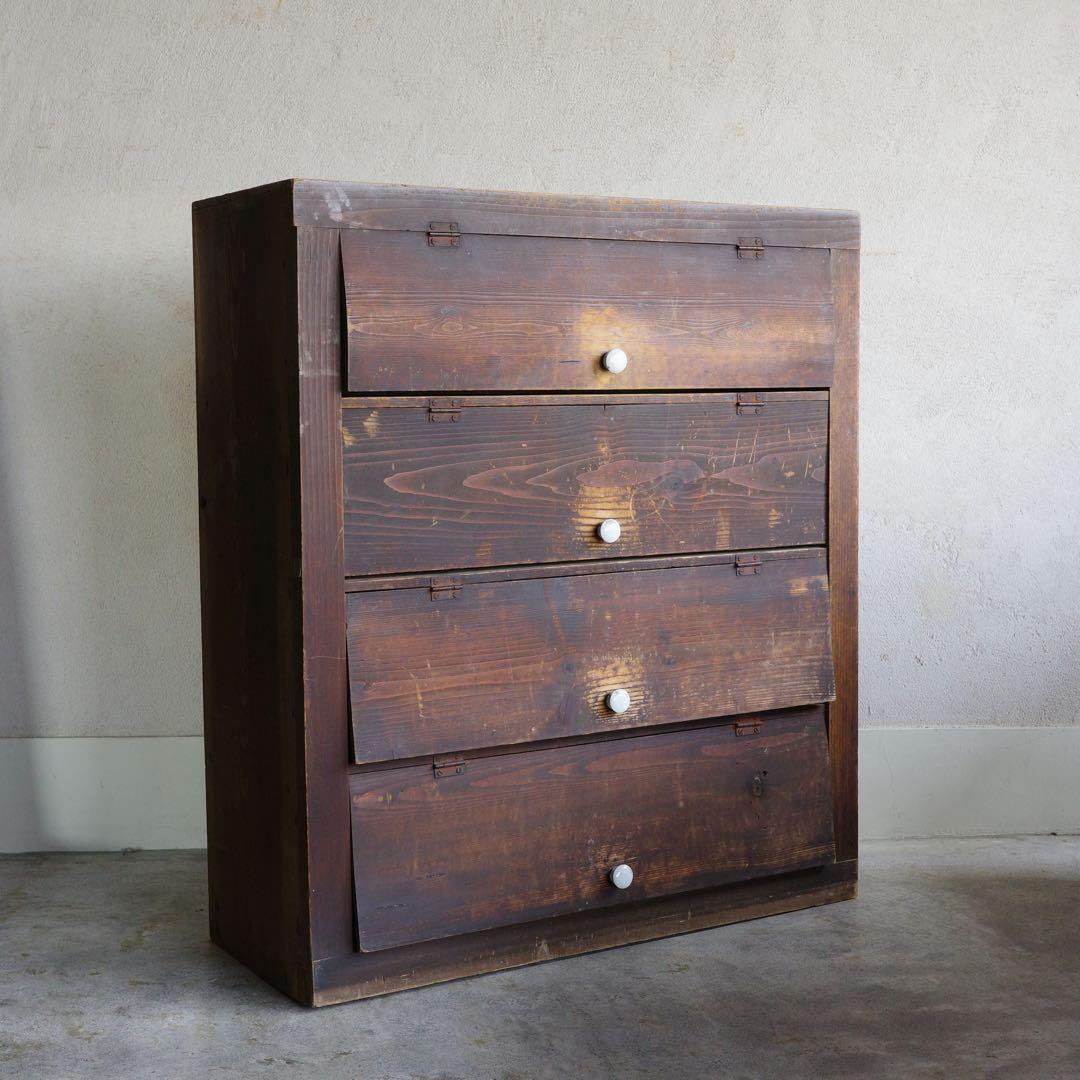 MM様専用！古家具 パタパタ扉の収納棚 本棚