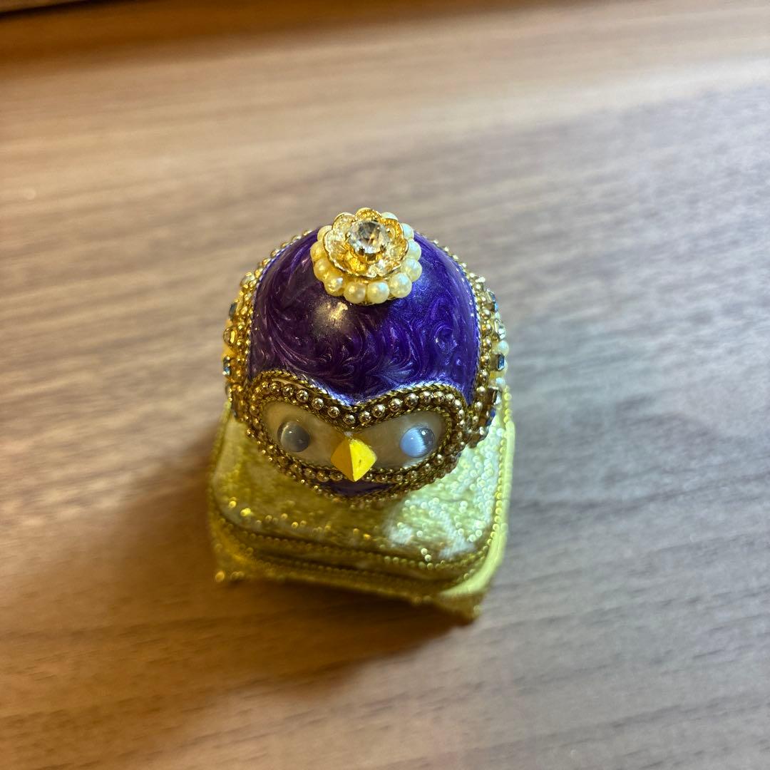 幸運を運ぶ 日本電産サンキョー アニマルエッグ 宝石箱 オルゴール