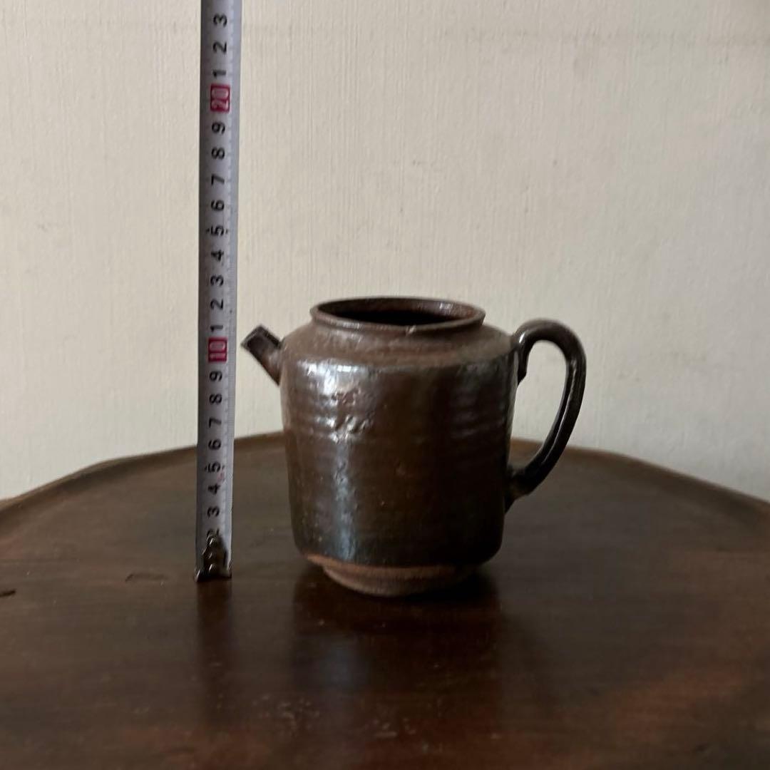 古い水差し 瀬戸 美濃 フラワーポット アンティーク 古道具 ピッチャー