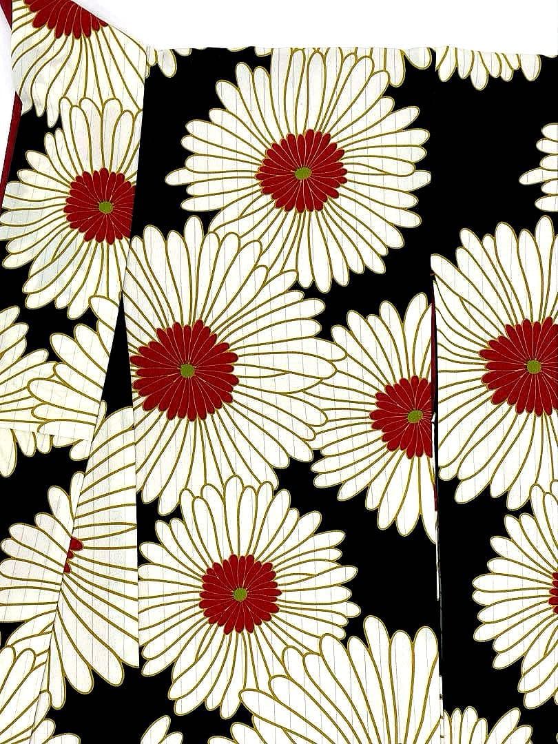 2尺袖 ブランド ポリエステル着物 和風館 縦金通し 大輪 袴用の通販は