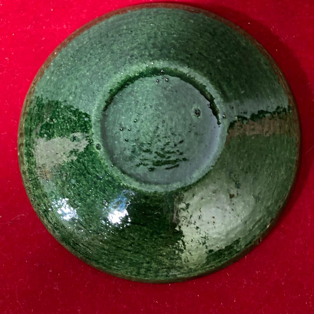 茶道　夜咄　短溪　雀瓦3点