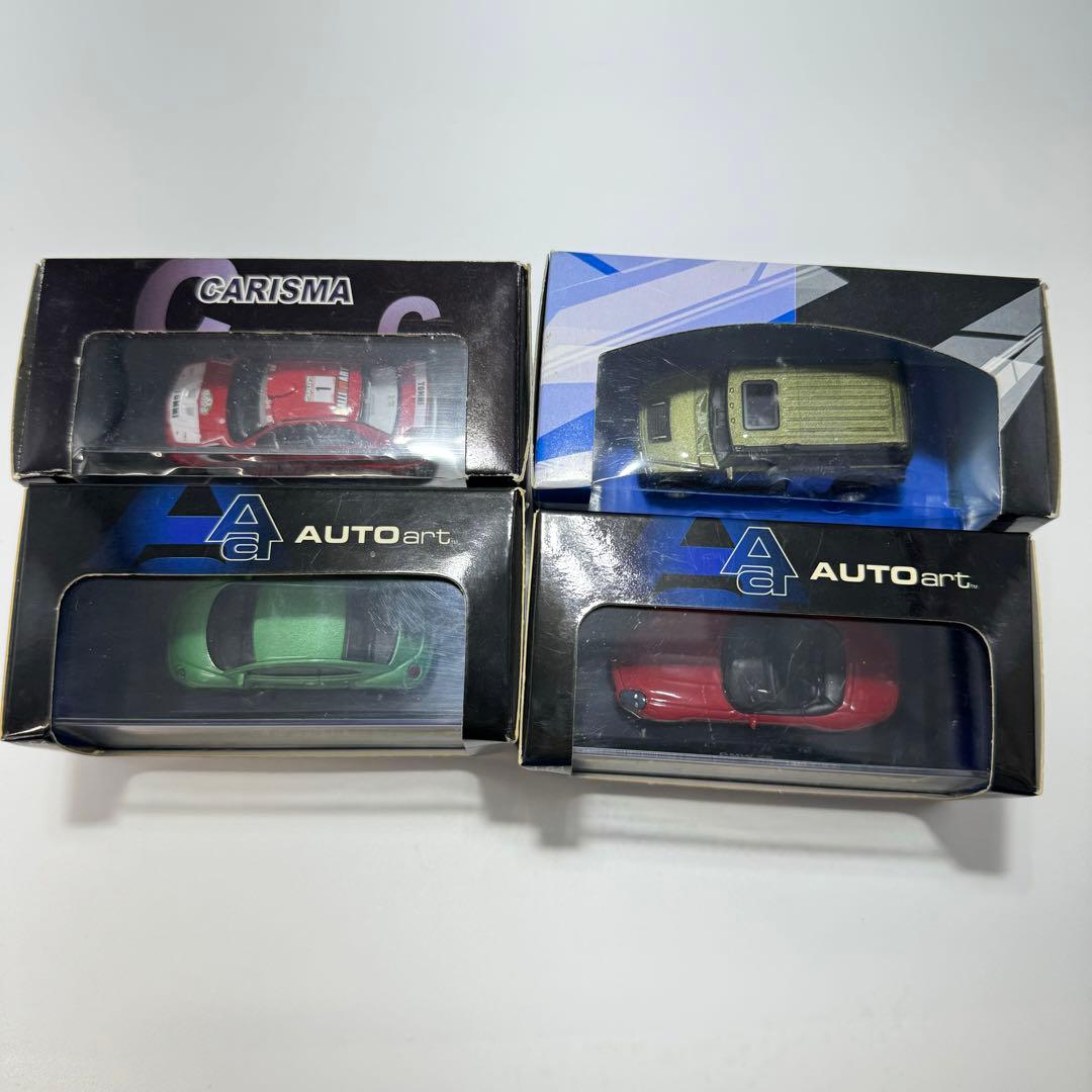 ミニカー　4台セット　BMW VW mitsubishi 1:64 1:72