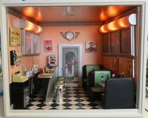 ベティのダイナー 1950s Betty’s DINER ジオラマセット