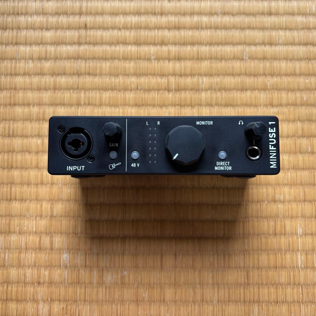 Arturia オーディオインターフェイス MiniFuse 1 ブラック