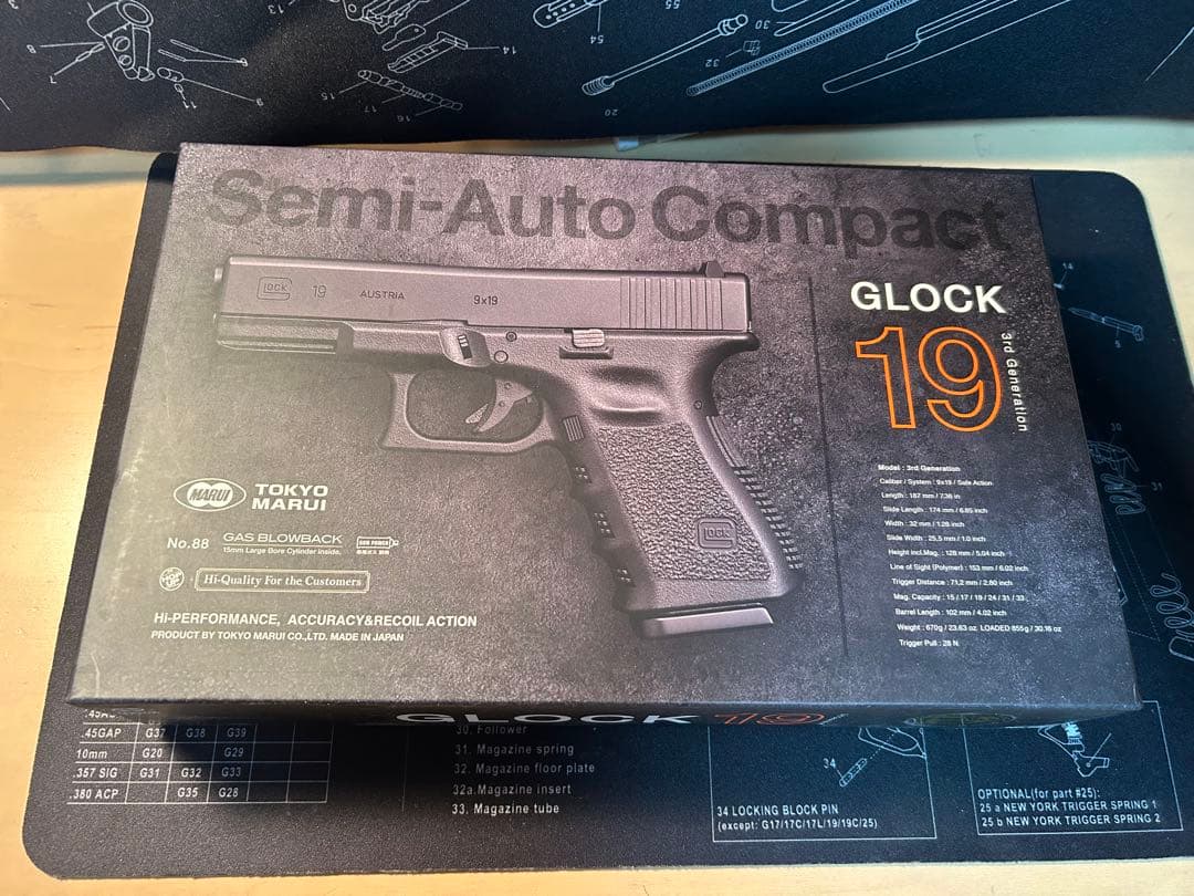 東京マルイ GLOCK 19 ガスブローバック　USED